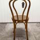 Pair of bistro chairs Fischel 1930 curved wood