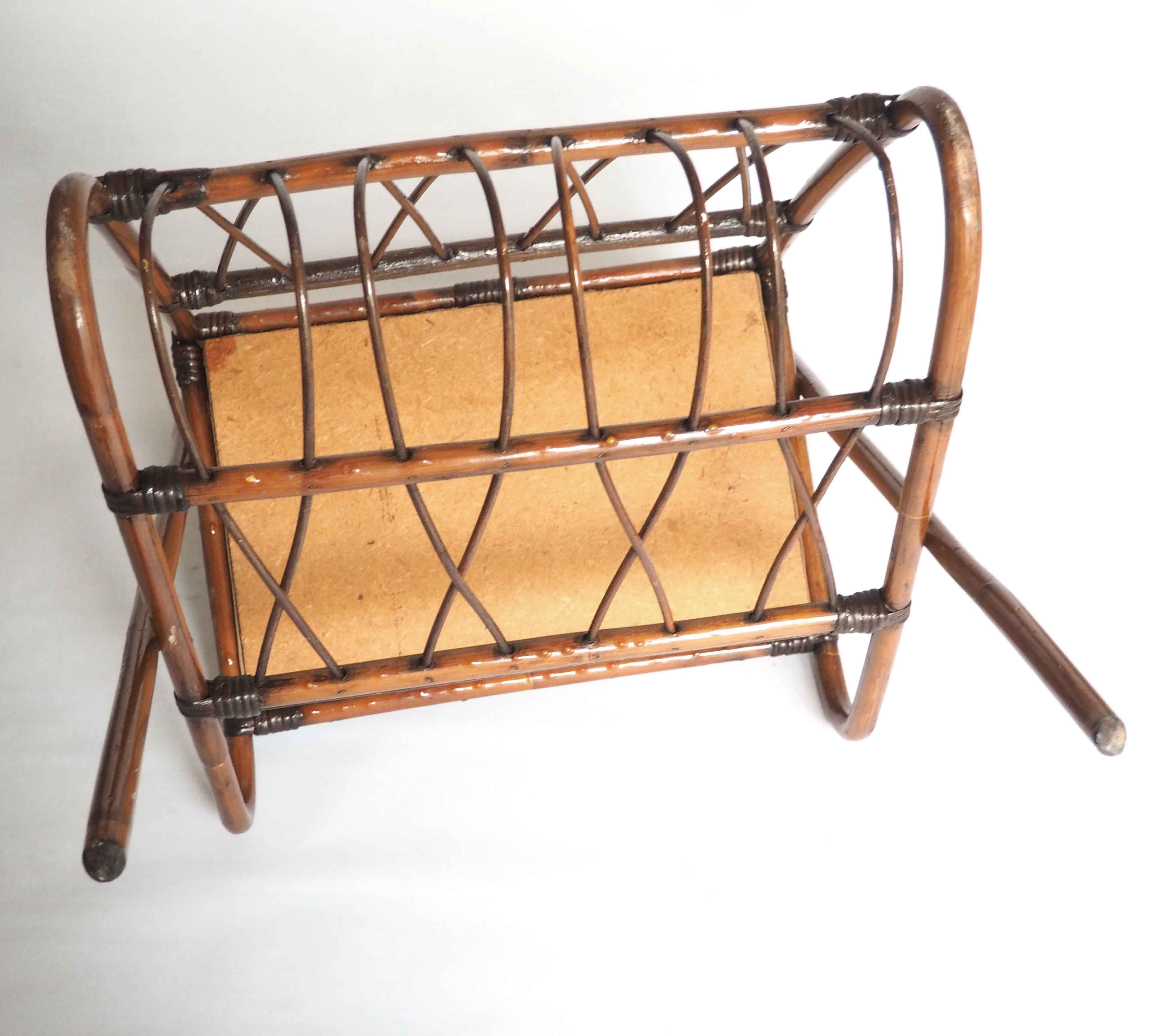 Bedside table rattan