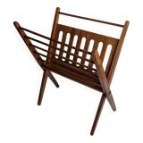 Folding teak magazine holder by Cees Braakman