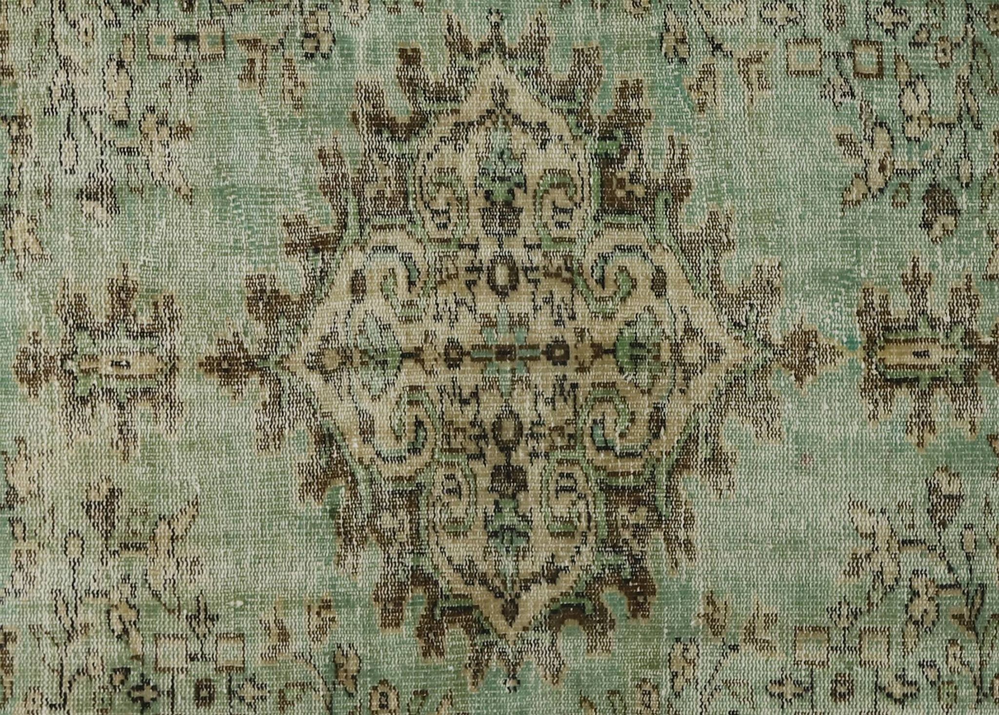 One-of-a-kind turkish handwoven vintage rug - rustic vintage charm 270x 145 cm