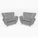 Attributed Guglielmo Ulrich Art Deco Italian Velvet Armchairs, 1940s, Pair