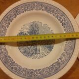 Service de 6 assiettes creuses anciennes vintage Style anglais