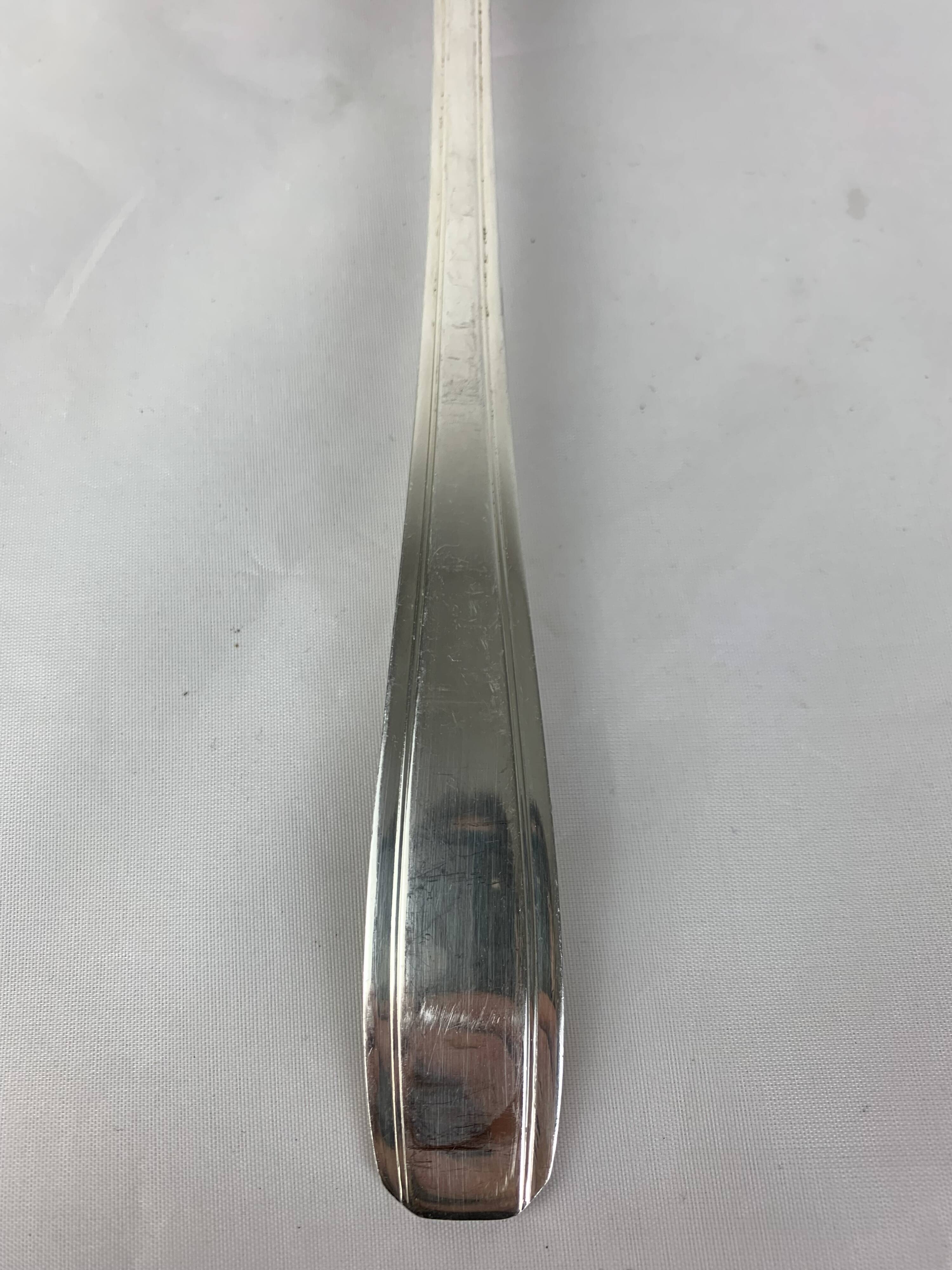 Ercuis silver-plated serving ladle