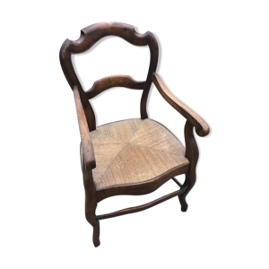 Fauteuil paillé