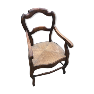 Fauteuil paillé