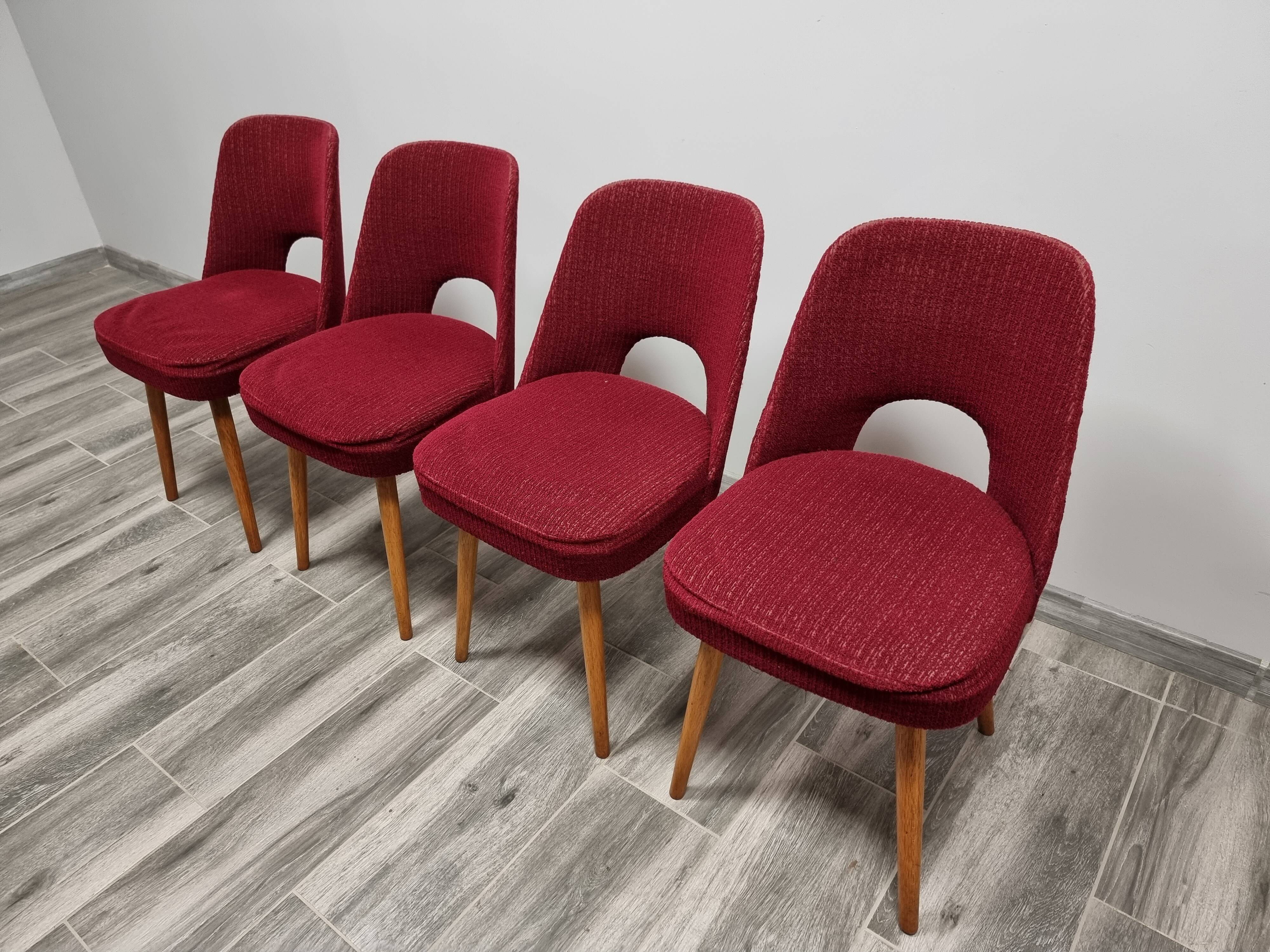 4 dining chairs by Oswald Haerdtl