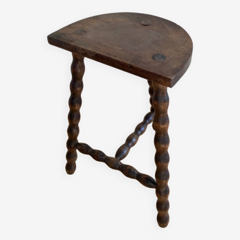 Tabouret tripode vintage