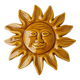 Ceramic wall sun