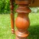 Folding wooden round table – Ø 115 cm