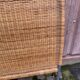 Scandinavian headboard in bamboo, rattan, and wicker 1990 140cm