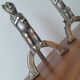 Anton Prinner paire de chenets en bronze, modèle Chaman, statuettes vi