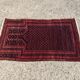 Vintage Persian Baluch prayer rug in wool from the 1950s.