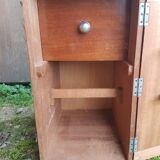 Ancienne malle de transport bois matériel jouan vintage #a653