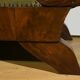 Canapé en Ronce d’Acajou, style Biedermeier – Fin XIXe