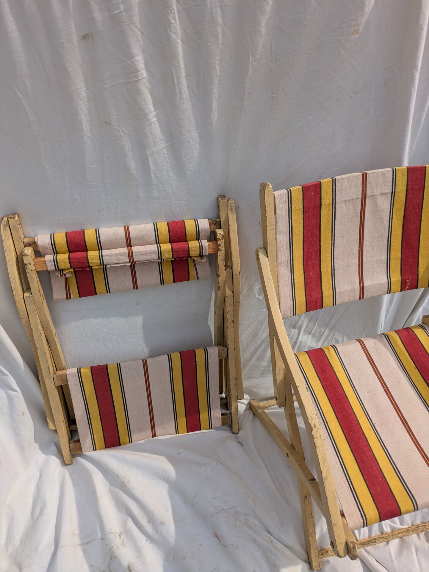 Fauteuils jardin vintage