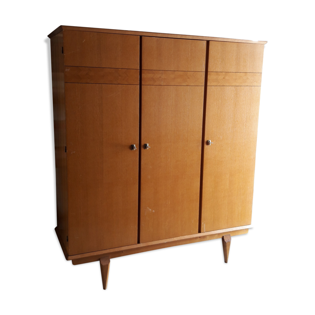 Armoire 3 portes années 50 Selency