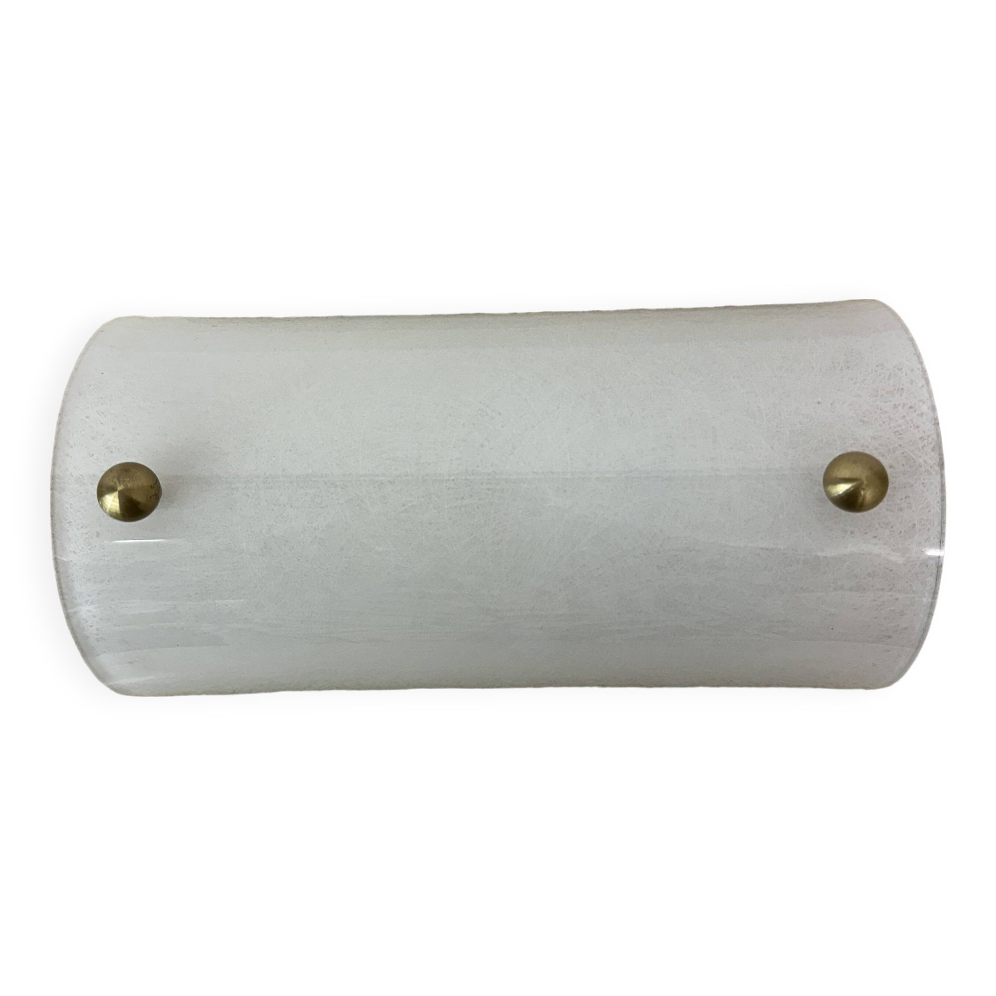 Vintage lucite and brass wall lamp ,1970s