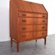 Mid-Century Danish Teak Secretary, 1960s.