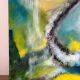 Abstract, oil on canvas signed Christian Mallet 2002