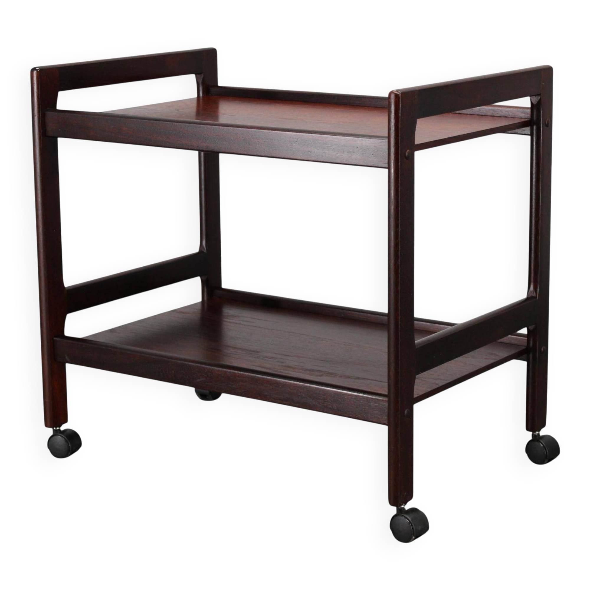 1970s Scandinavian teak serving cart by Brdr Furbo Spøttrup