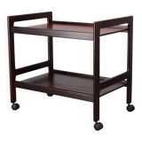 1970s Scandinavian teak serving cart by Brdr Furbo Spøttrup