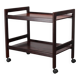 1970s Scandinavian teak serving cart by Brdr Furbo Spøttrup