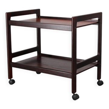 1970s Scandinavian teak serving cart by Brdr Furbo Spøttrup