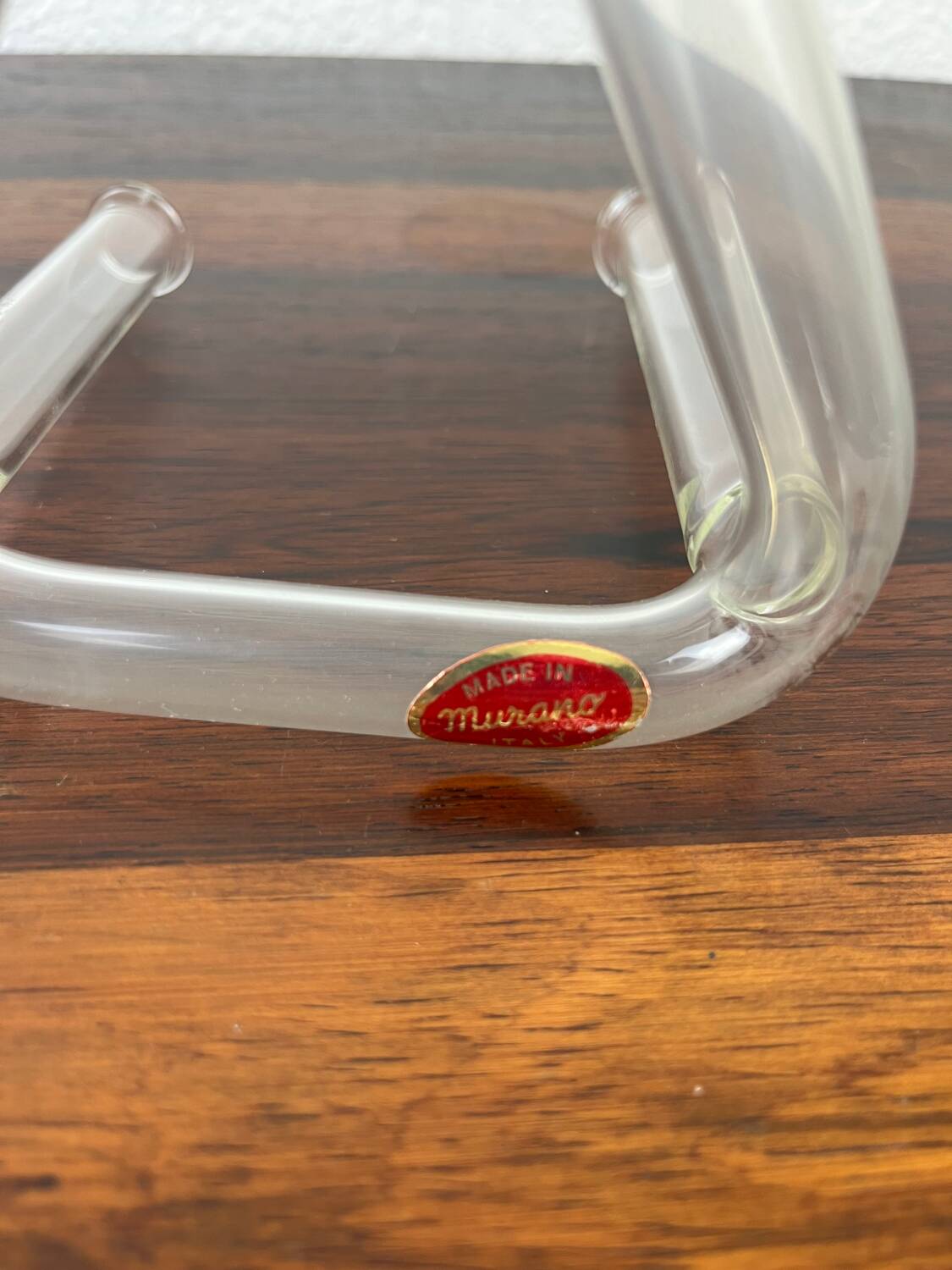 Murano vase with 3 necks, design