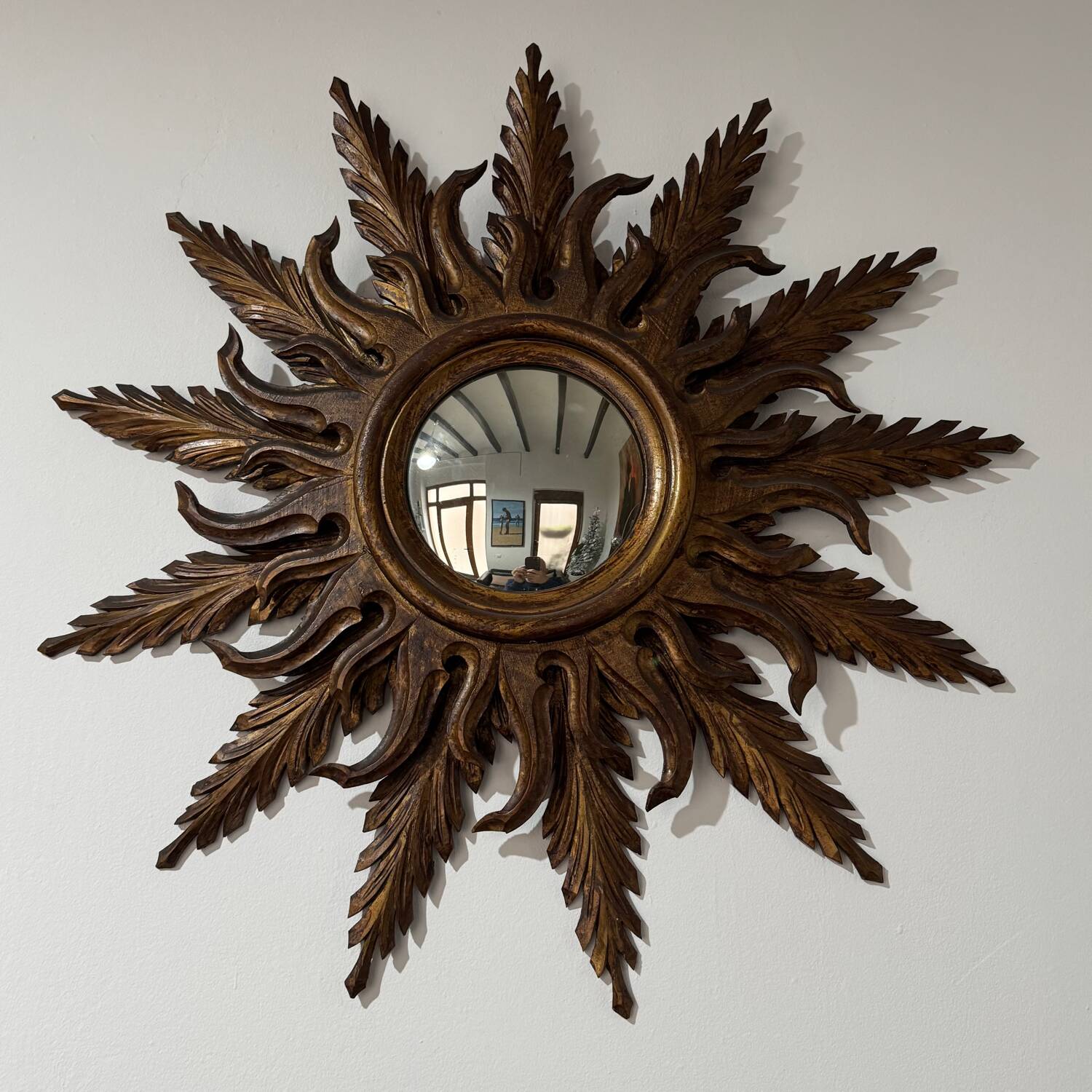 Grand Miroir Double Soleil dit de Sorcière 20’s