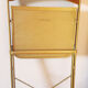 Série de 4 chaises pliantes Chaisor en velours moutarde