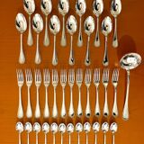 Christofle Malmaison cutlery set, new condition, 37 pieces