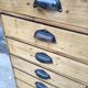 Craft furniture with 40 drawers and workshop shell handles