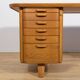 Art Deco Oak Freestanding Desk by Gunnar Ericsson for Facit AB Buromöbel