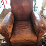 Leather armchair