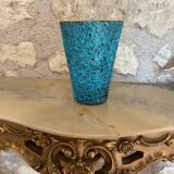 According to SCHEURICH, JASBA or BAY KERAMIK, blue enamelled vase