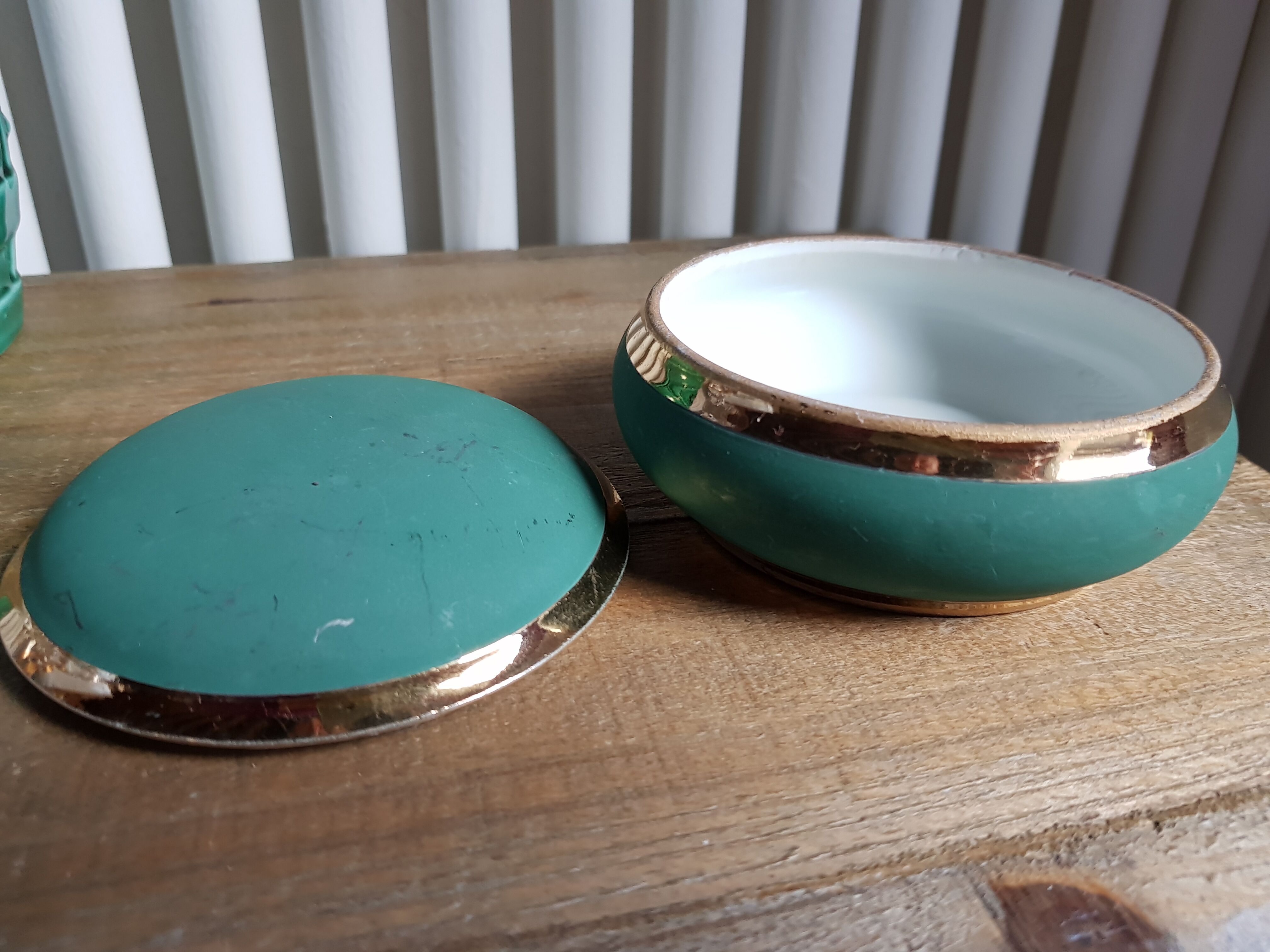 Gold green candy