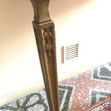 Console en bois laqué à dessus de marbre de style Louis XVI .travail ancien