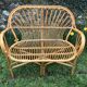 Vintage rattan seat length 103