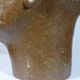 Vintage sculptural bust in bronzed plaster of a man.