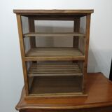 Ancien garde manger en bois hauteur 63cm
