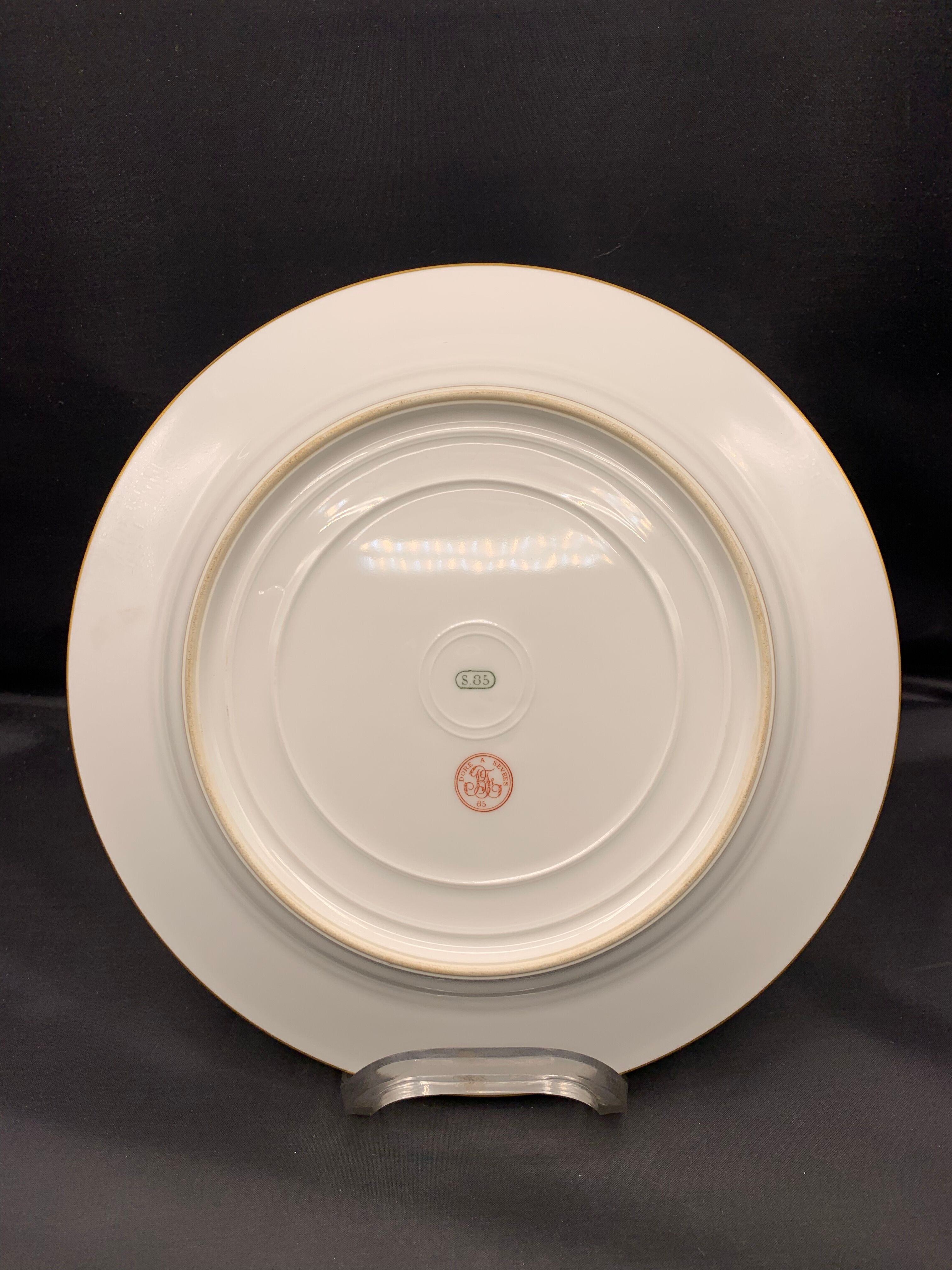 Plate Sevres 1885 - Porcelain