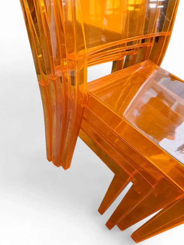 4 chaises La Marie / Philippe Starck / Kartell 2001