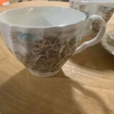 4 cups coffee with Johnson bros saucers
