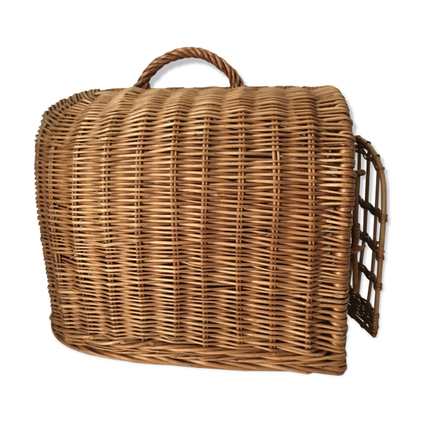 Rattan Cat Transport Cage Selency Rattan Cat Transport Cage Selency