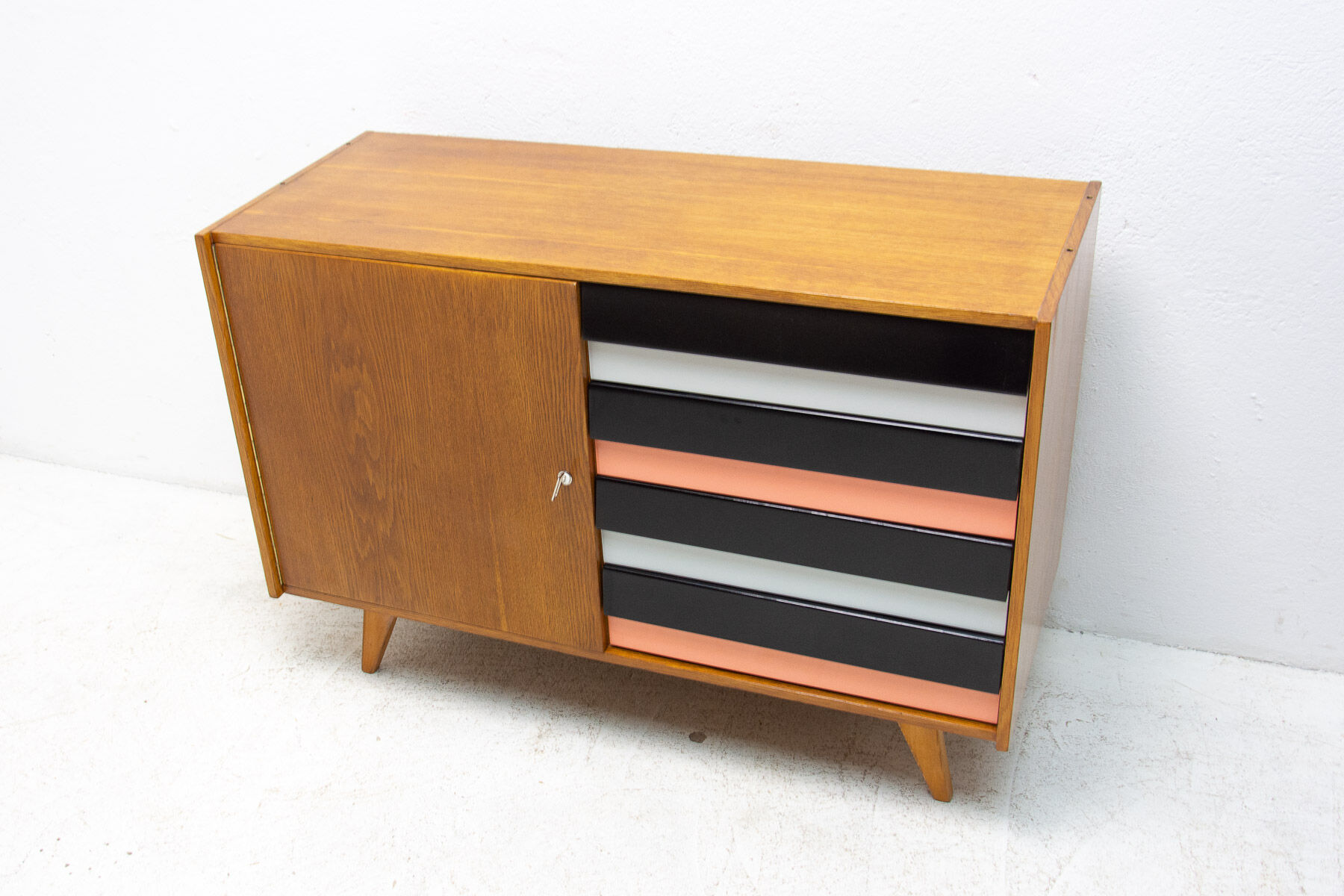 Mid century chest of drawers U-458 by Jiri Jiroutek, Czechoslovakia, 1960´s