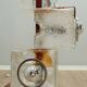 Murano cubic glass floor lamp by Toni Zuccheri for VeArt 1970s