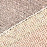 2x8 Soft Pastel Red Turkish Vintage Runner Rug, 78x246Cm FREE SHIPPING