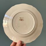Series of 8 Digoin Sarreguemines flat plates, Agreste collection