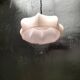 Pink opaline pendant light