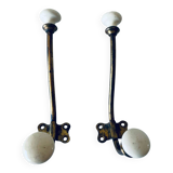 Pair of old coat hooks